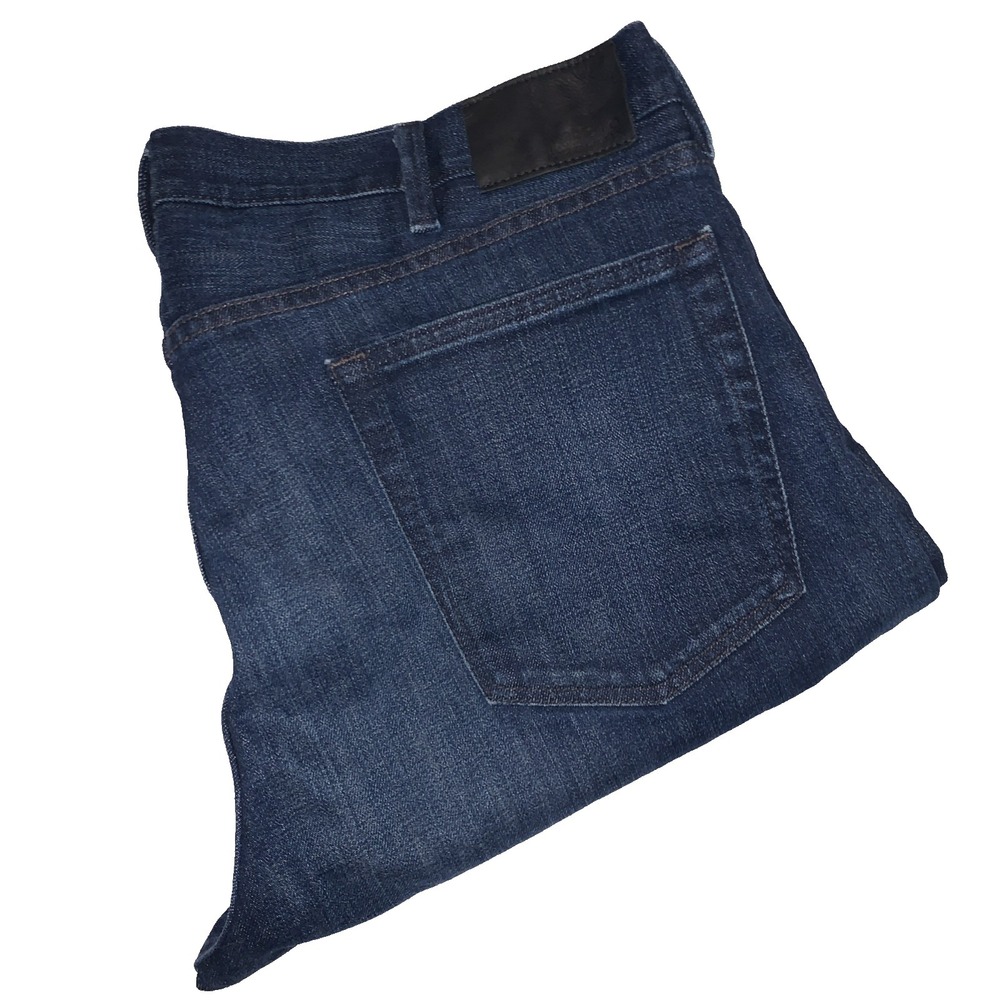 Polo Ralph Lauren The Varick Slim Straight Jeans Men's 38x30 Blue Denim Whiskers